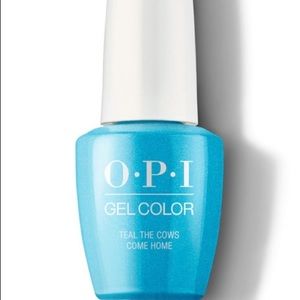 Large Pro Size OPI Teal the Cows Come Home Gel Polish